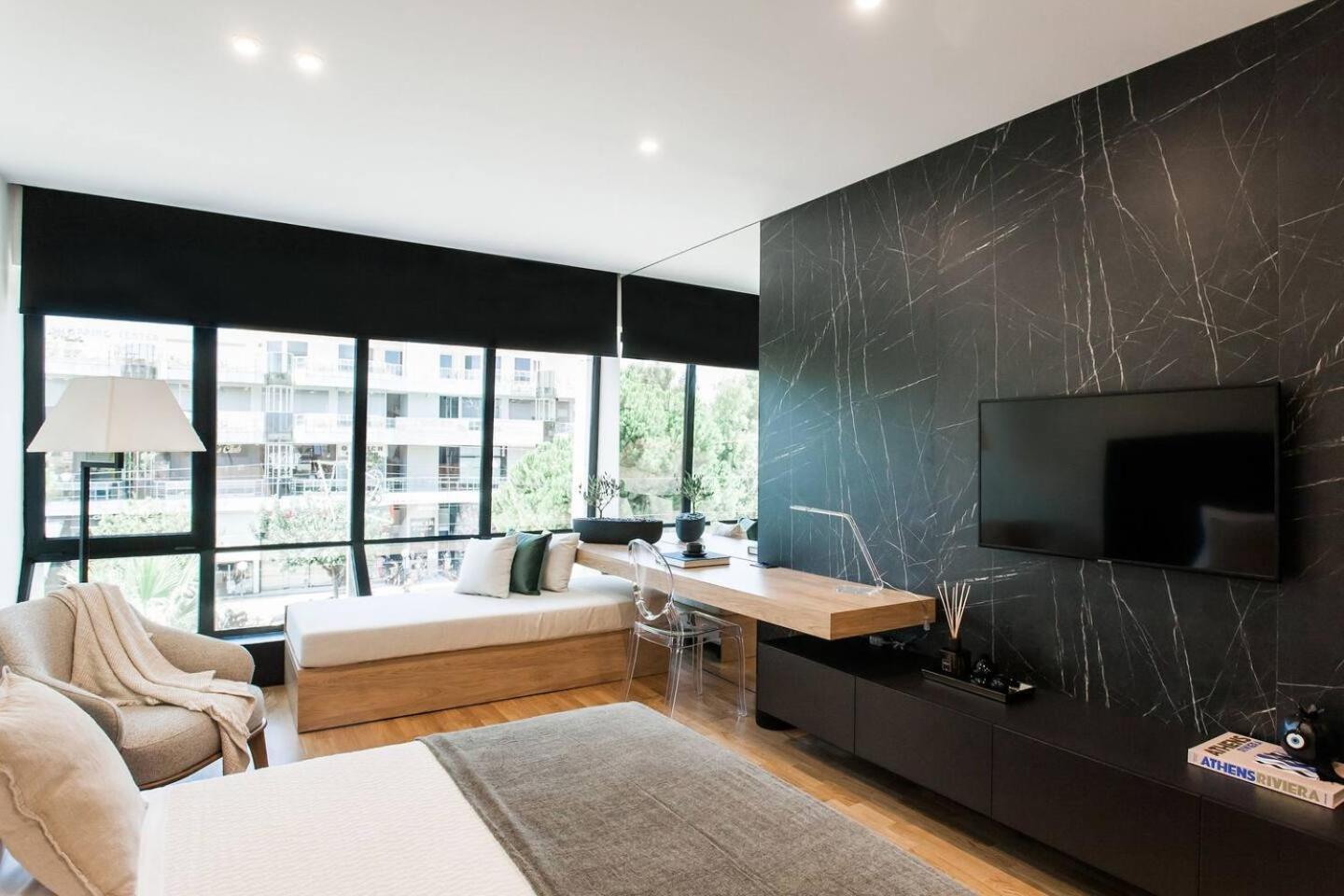 2 Sidebyside Suites In Athens Riviera By The Olon エクステリア 写真